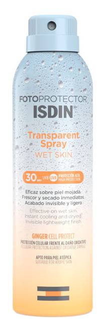 Isdin Fotoprotector Transparent Spray Wet Skin SPF30 250ml