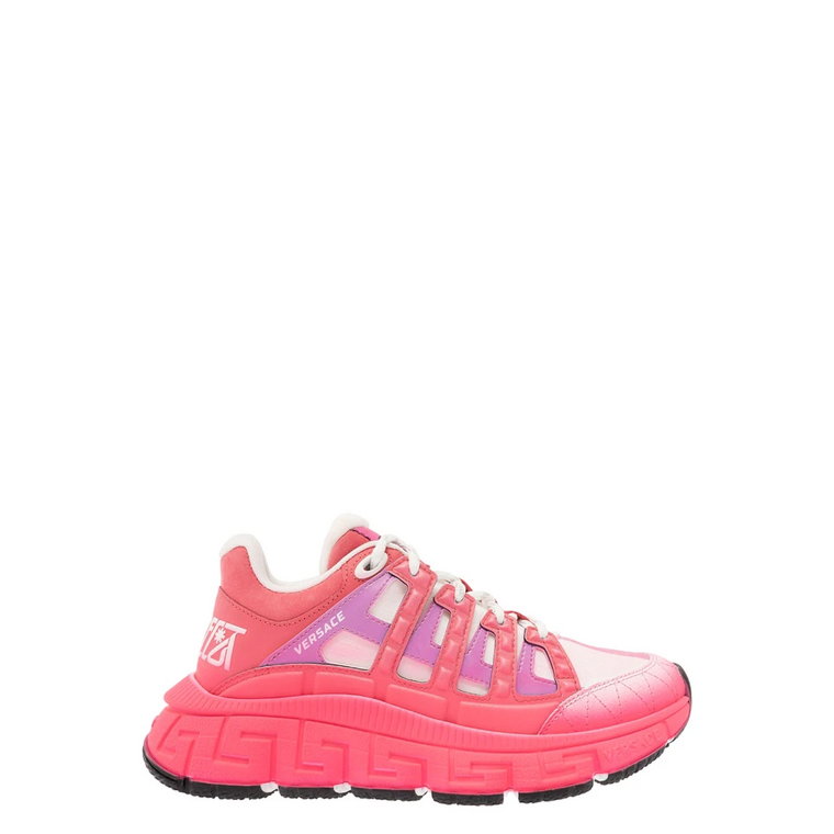 Fuchsia Trigreca Sneakers Versace