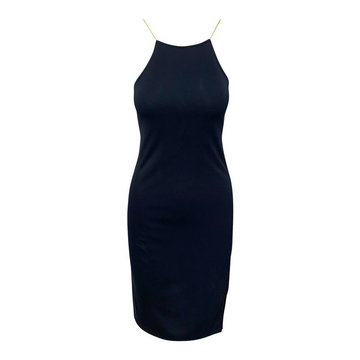 Dkny Pre-owned, Bandage Dress With Cord Strap Czarny, female,