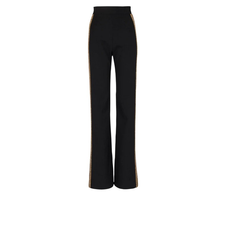 Embroidered wool Tuxedo trousers Balmain