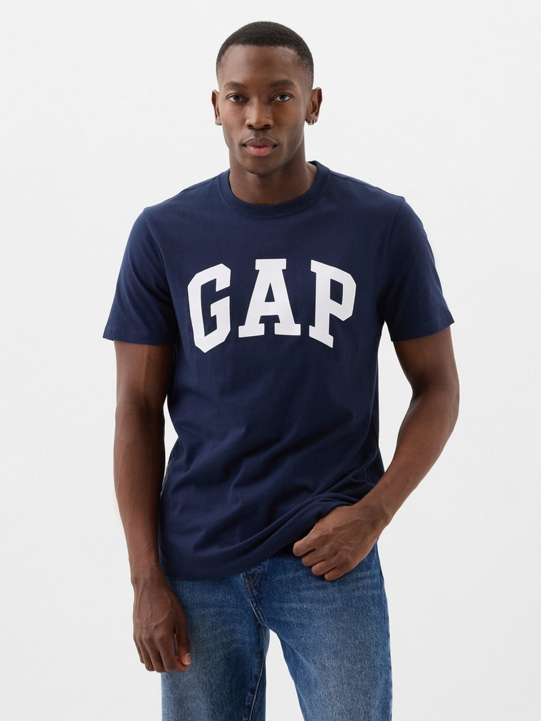 Koszulka bawełniana długa męska GAP 856659-04 M Ciemnogranatowa (1200132689428). T-shirty męskie
