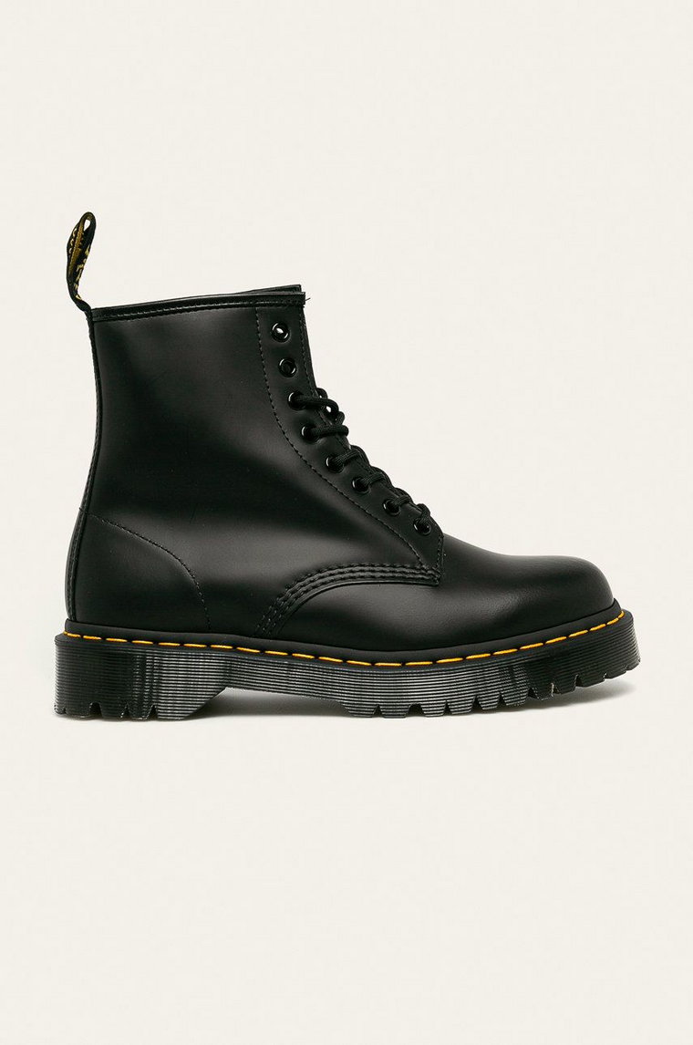 Dr. Martens trapery skórzane 1460 Bex Smooth męskie kolor czarny