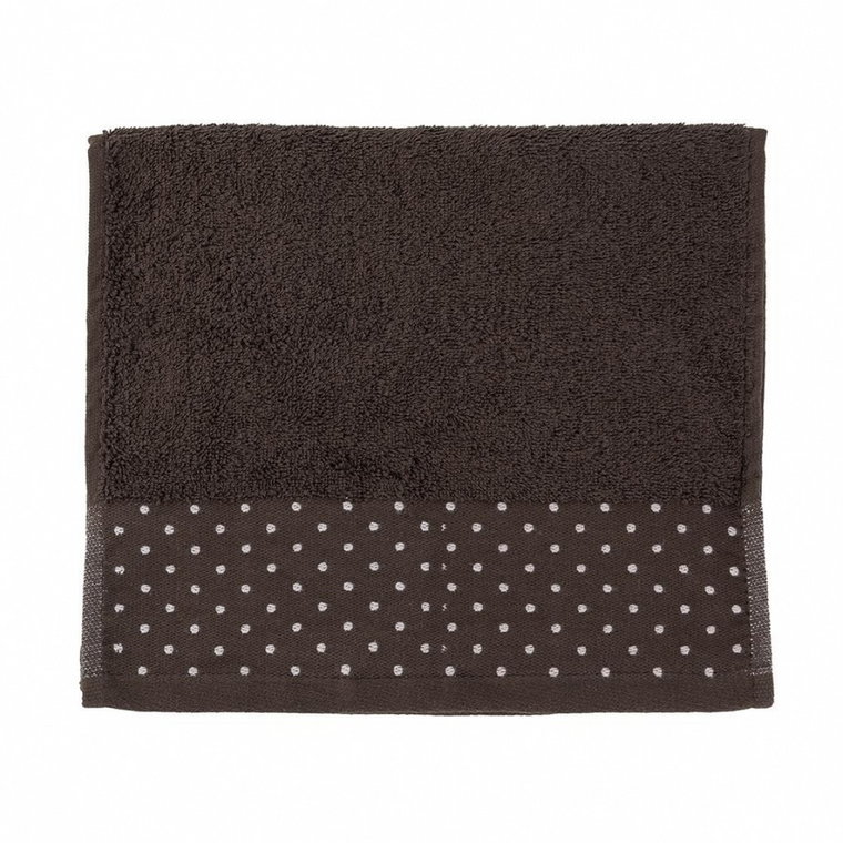 Ręcznik kropki lux 50x90 jasny brąz kod: 80K-REC-KRO/58