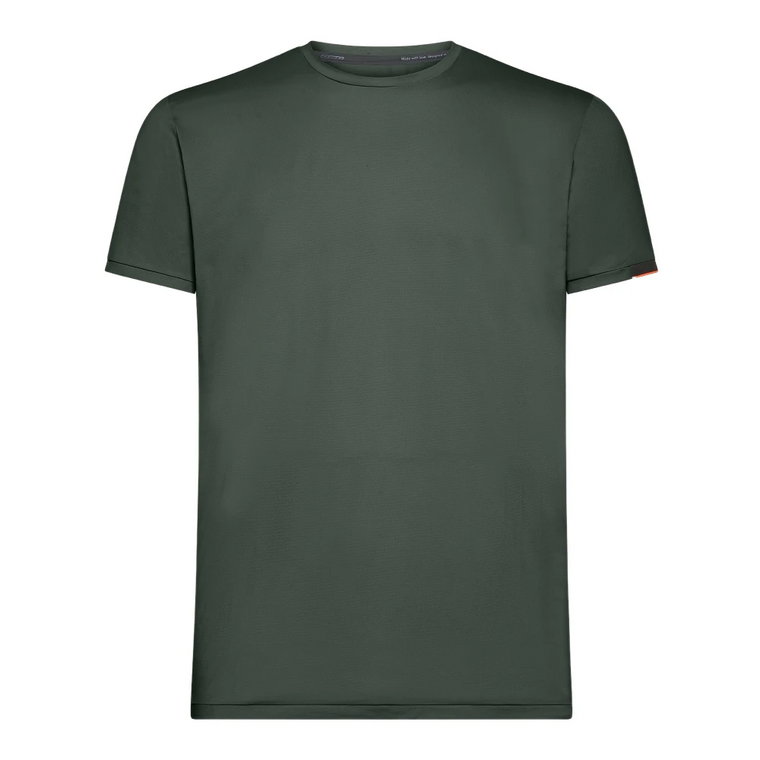 Zielony T-shirt Polo z logo Oxford RRD