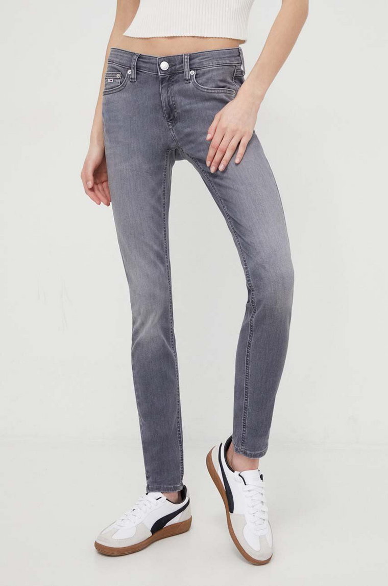 Tommy Jeans jeansy Sophie damskie kolor szary