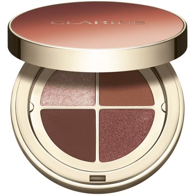 Clarins Ombre 4 Couleurs Eyeshadow Palette paleta cieni do powiek 03 Flame Gradation 4.2g