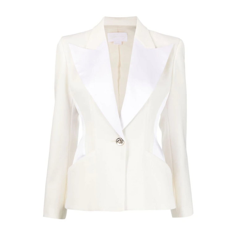 Biała odzież wierzchnia dla kobiet Aw23 Genny