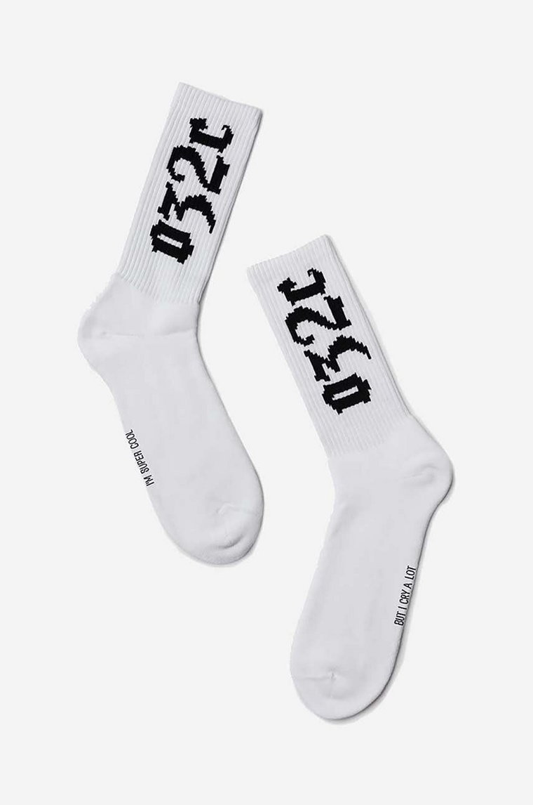 032C skarpetki Cry Socks kolor biały SS23.A.1012-WHITE