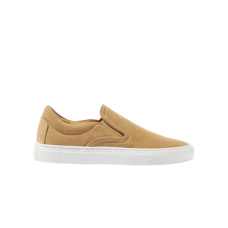 Beige Suede Slip-On Sneakers Scarosso