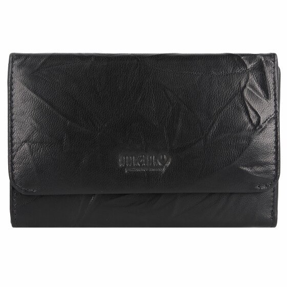 mano Donna Aurona Wallet RFID Leather 14,5 cm schwarz