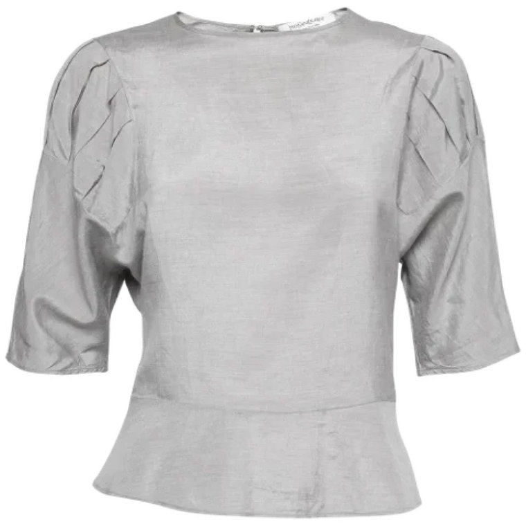 Pre-owned Silk tops Yves Saint Laurent Vintage