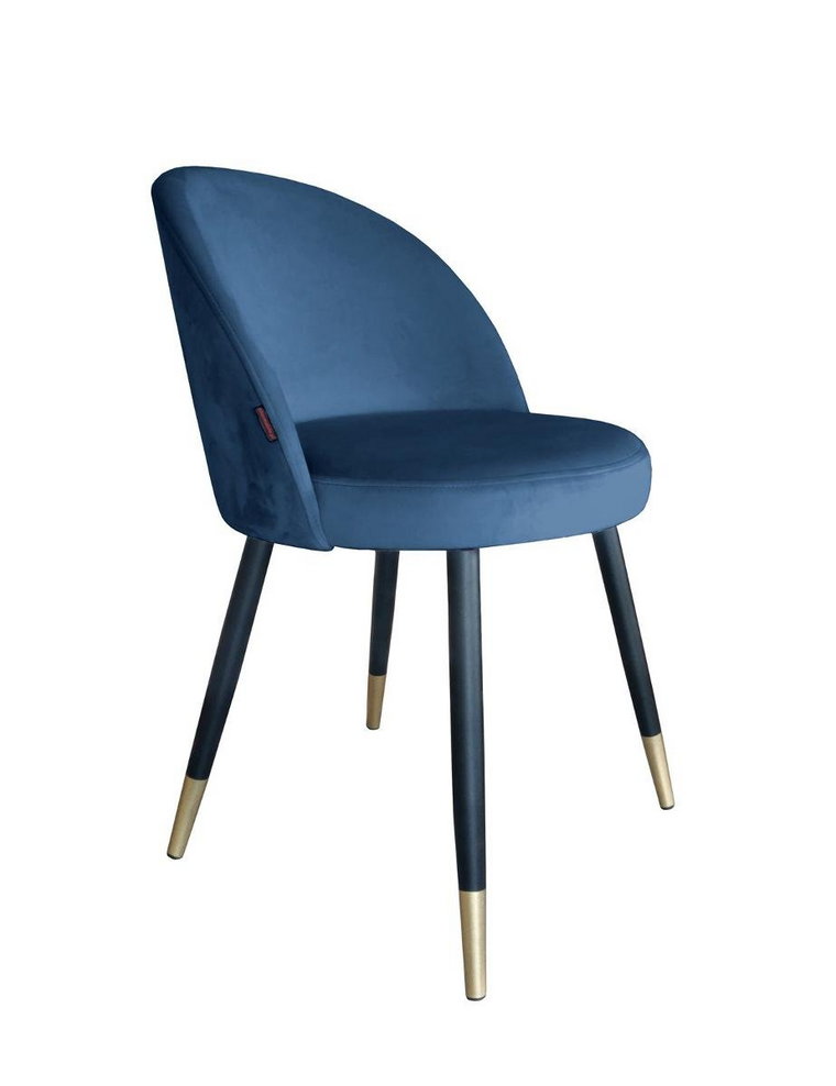 Krzesło ATOS Trix MG33, niebiesko-czarne, 49x54x76 cm
