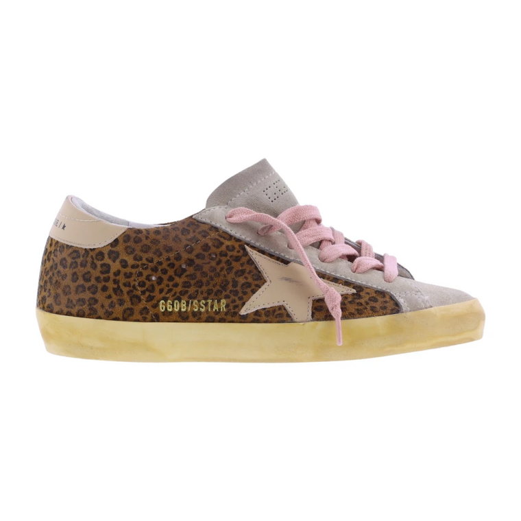 Gemaculeowane Suede Sneakers Golden Goose