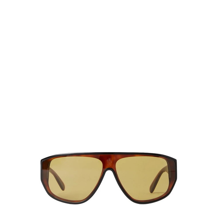 Tortoiseshell Aviator Okulary przeciwsłoneczne Moncler