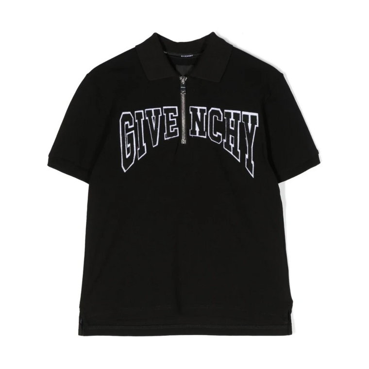 Czarny Polo T-Shirt dla Chłopców Givenchy
