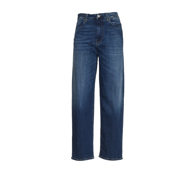 Aw23 Damskie Jeansy w Kolorze Denim Blue Department Five