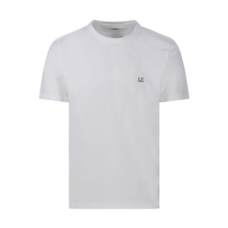 Biała Koszulka z Logo Gauze C.p. Company