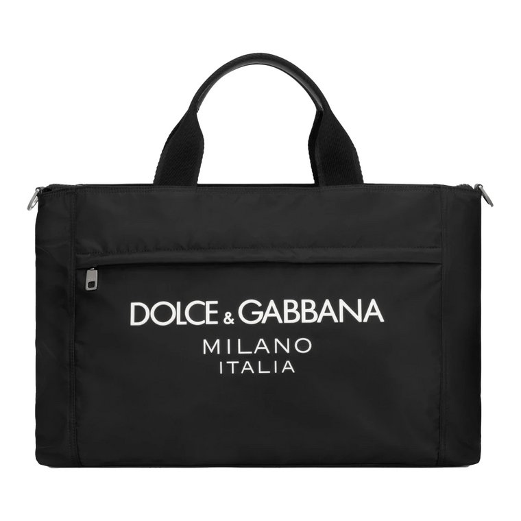 Nylon Logo Torba Włochy Dolce & Gabbana
