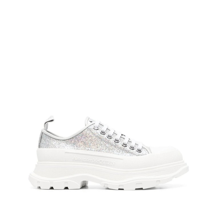 Glitter Low-Top Sneakers Alexander McQueen