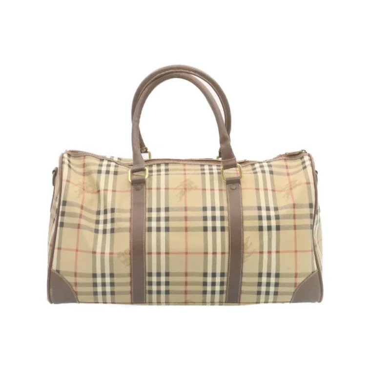 Pre-owned Canvas shoulder-bags Burberry Vintage