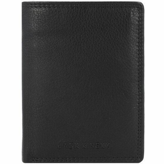 Jack Kinsky Brisbane Wallet RFID Leather 9,5 cm schwarz