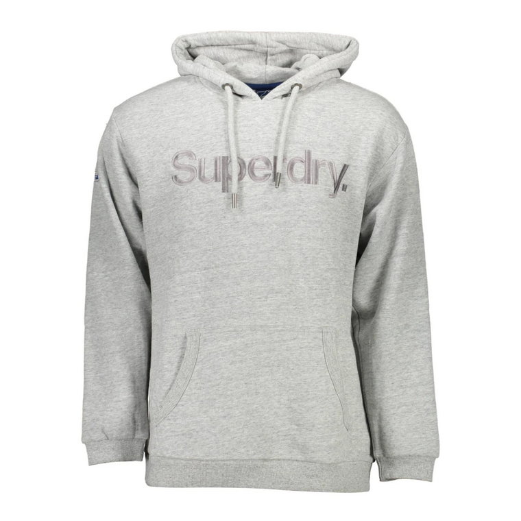 Gray Cotton Sweater Superdry