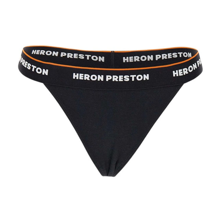 Czarne Damskie Bielizna Heron Preston
