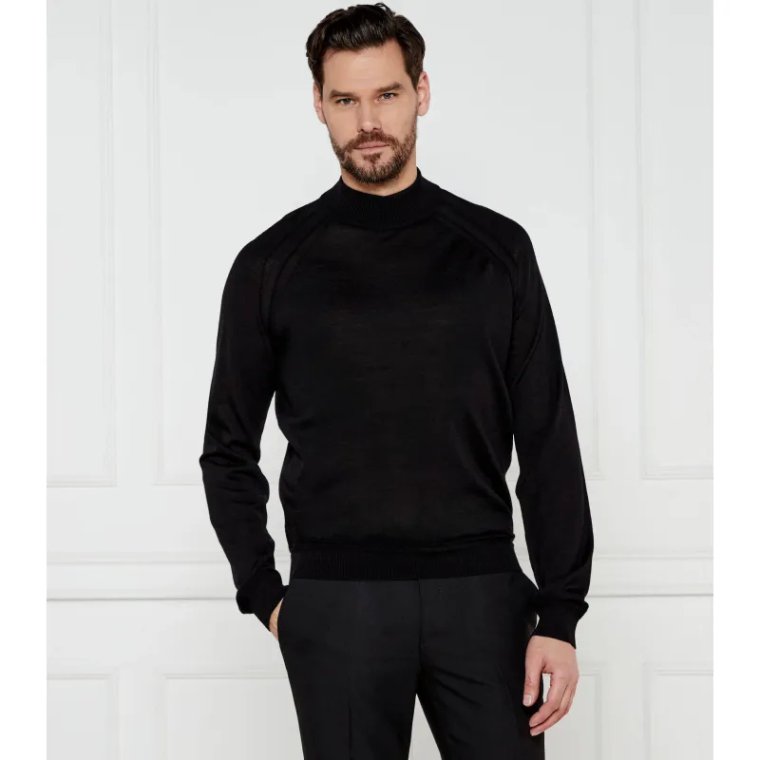 BOSS BLACK Wełniany golf H-Barcel | Slim Fit