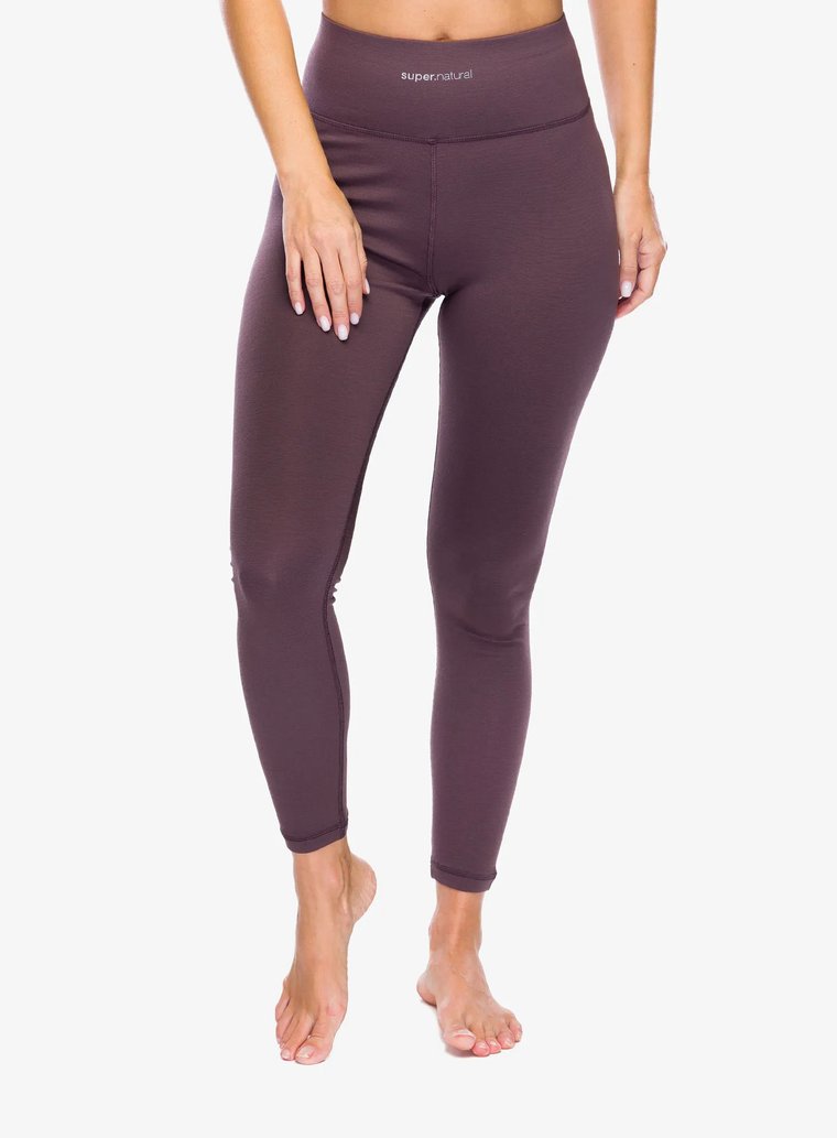 Legginsy damskie Super.natural High Rise Tight - raisin