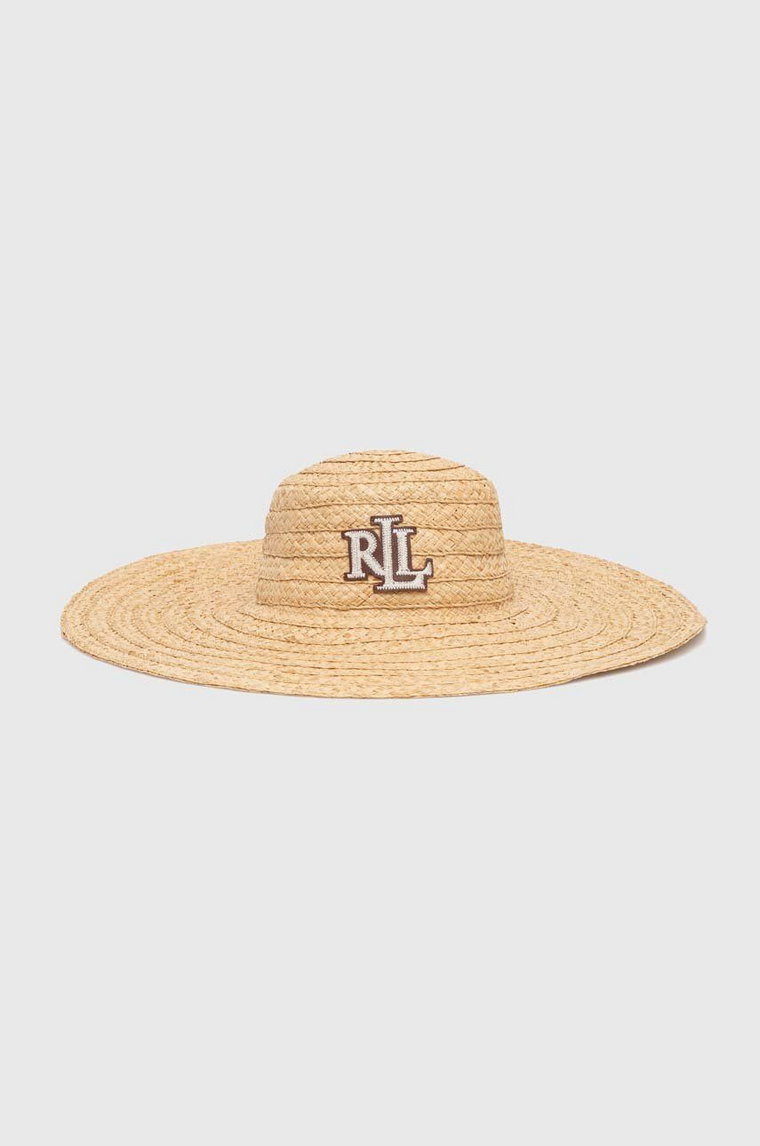 Lauren Ralph Lauren kapelusz kolor beżowy 454943745