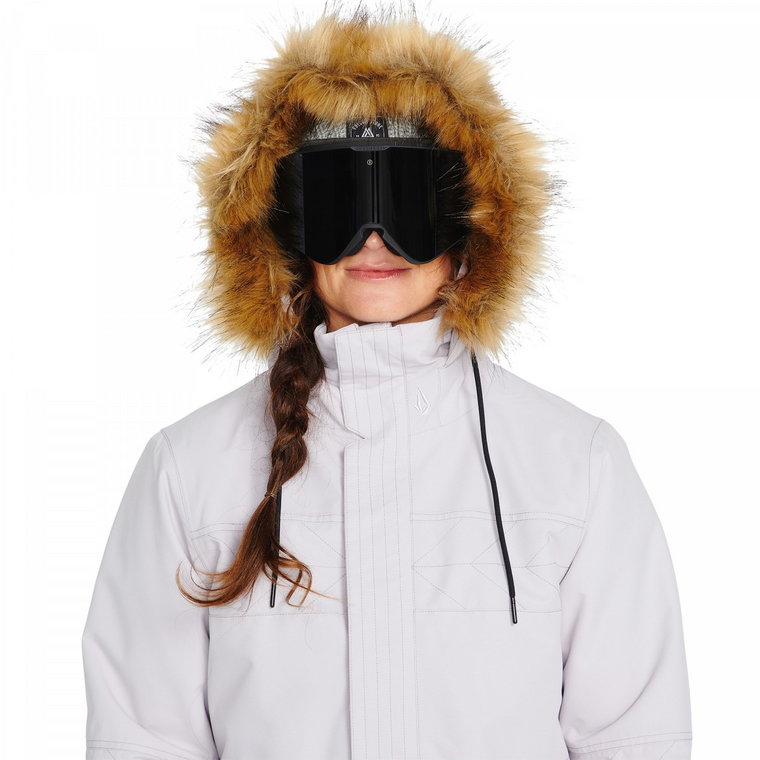 Damska kurtka snowboardowa VOLCOM Fawn - kremowa/ecru