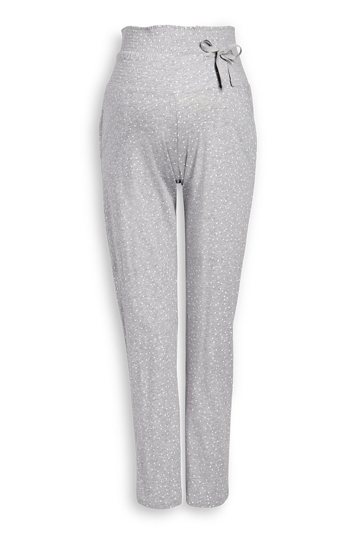 C&A Ciążowe spodnie od piżamy-w kropki, Szary, Rozmiar: XS