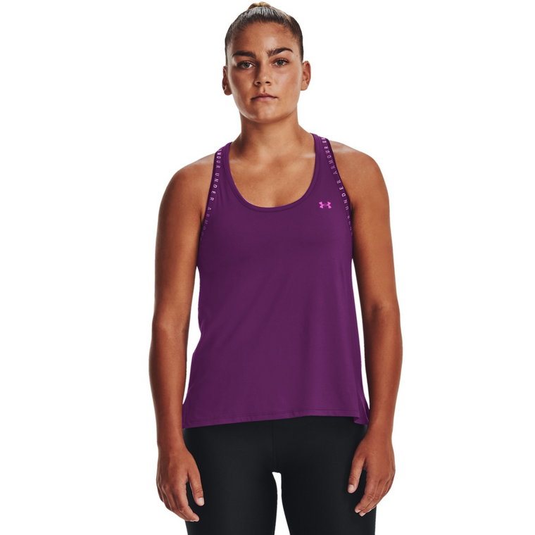 Damski top treningowy UNDER ARMOUR Knockout Tank - fioletowy