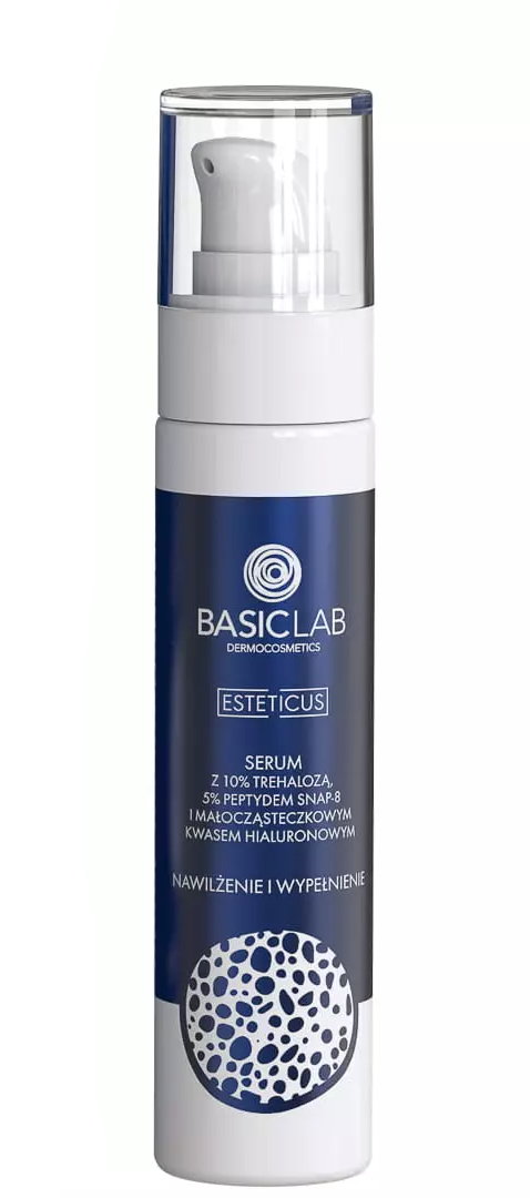Basiclab Esteticus 10% trehaloza 5% peptyd Snap-8 - Aktywne serum  50ml