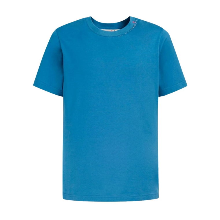 Jasnoniebieskie T-shirty i Pola Marni