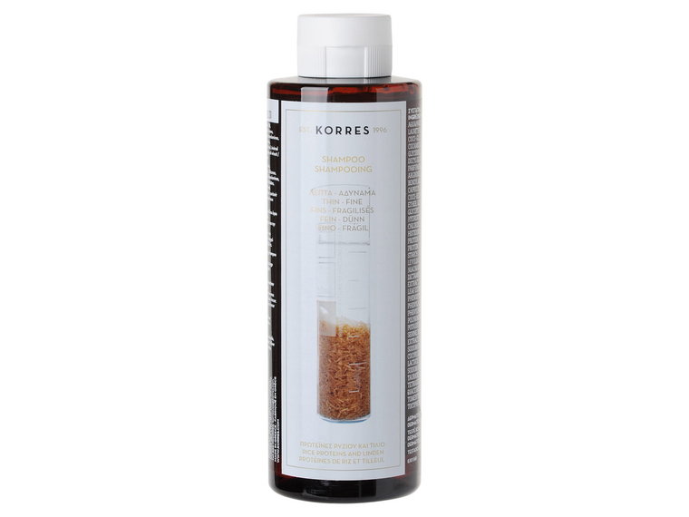 Korres Thin Hair Shampoo Rice Proteins wzmacniający Szampon do włosów 250 ml