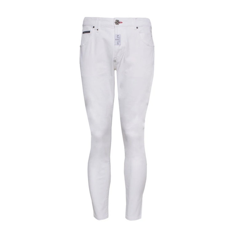 Luksusowe Logo-Plaque Skinny Jeans Philipp Plein