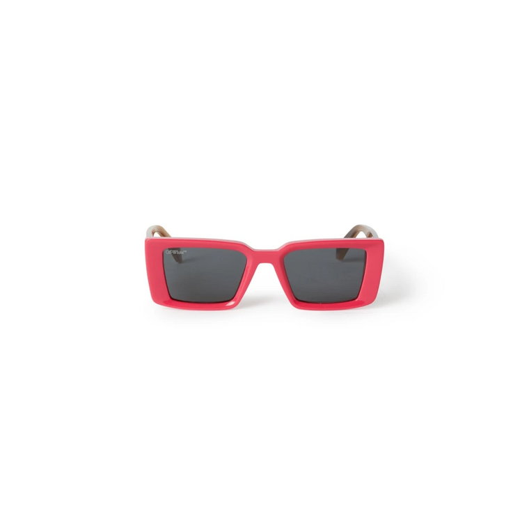 Czerwone okulary przeciwsłoneczne dla kobiet Off White