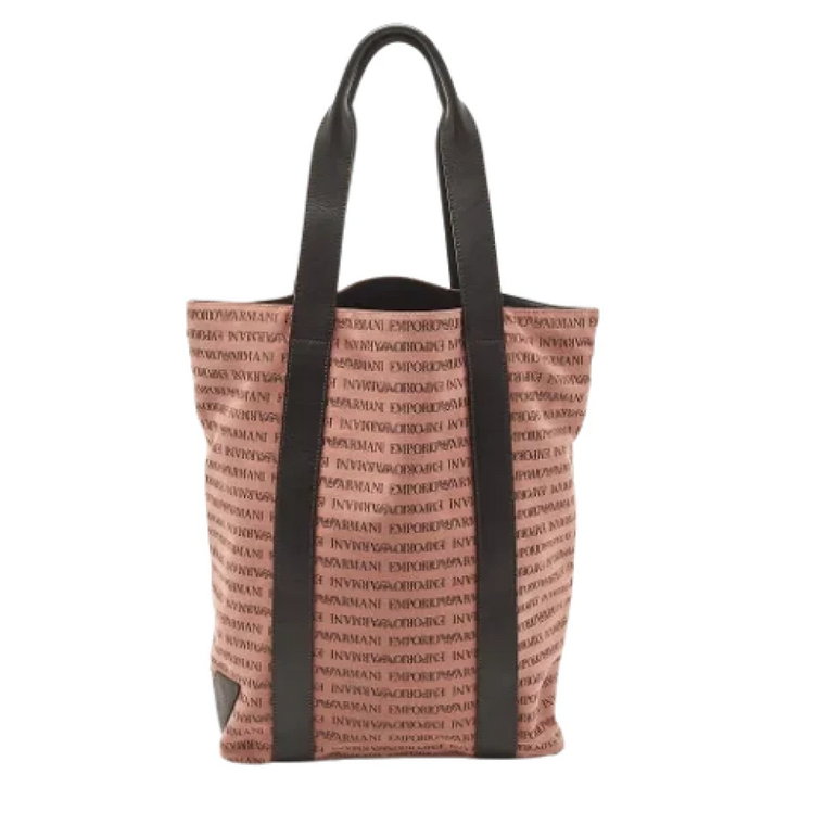 Pre-owned Canvas totes Armani Pre-owned