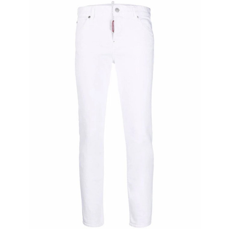 Cool Girl Białe Skinny Jeans Dsquared2