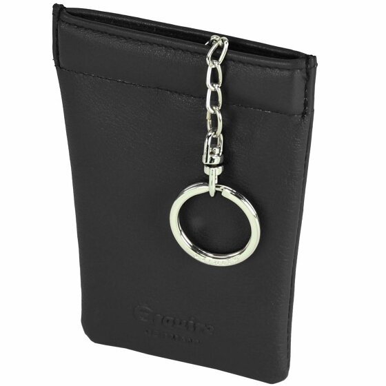 Esquire Logo Key Case Leather 8 cm schwarz