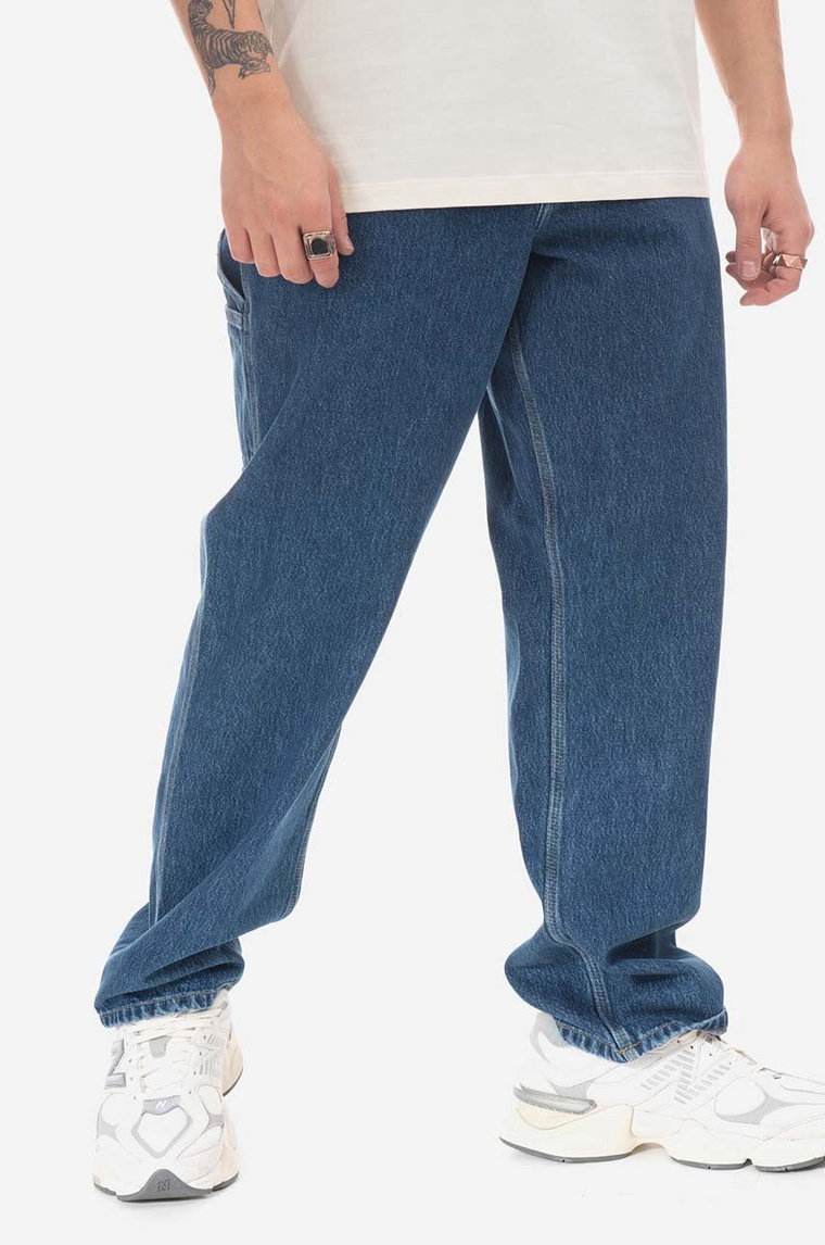 Carhartt WIP jeansy Single Knee Pant męskie I032024-BLUESTONEW