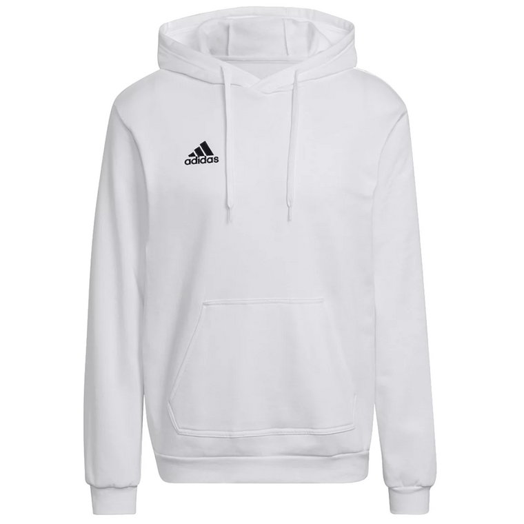 adidas Entrada 22 Sweat Hoodie HG6302, Męskie, Białe, bluzy, bawełna, rozmiar: L