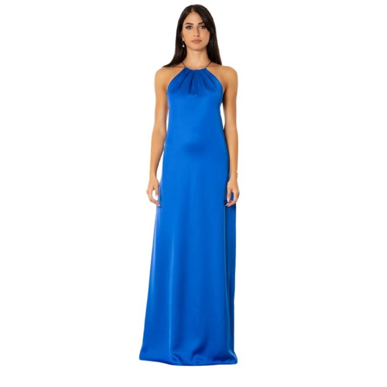 Elegancka Sukienka - Rozmiar 40, Elektryczny Niebieski Jijil