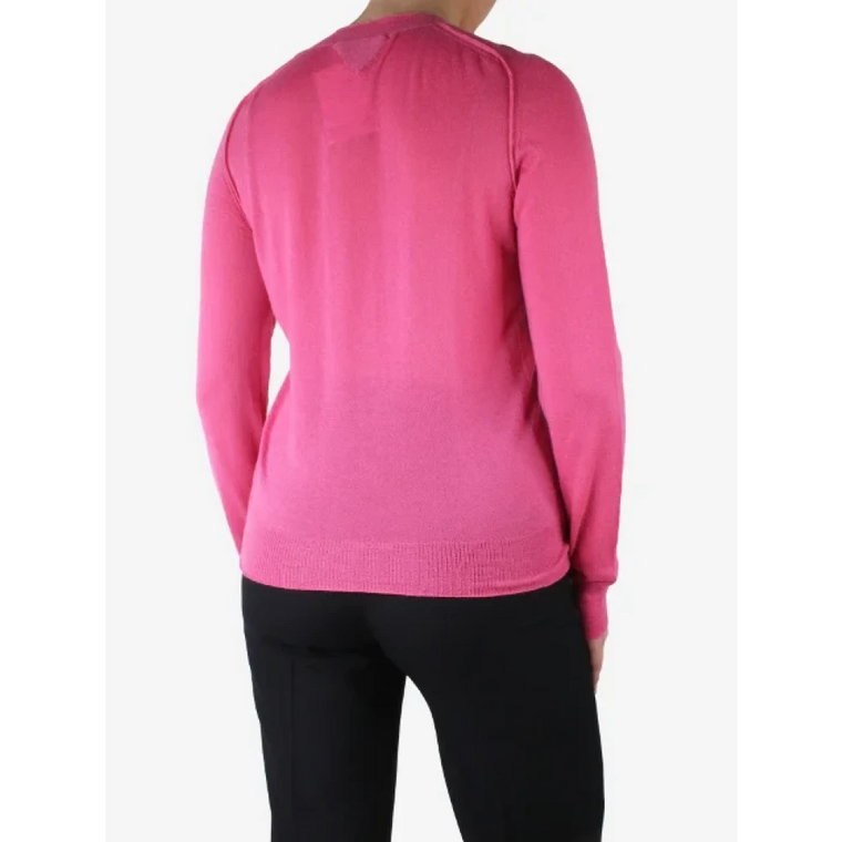 Używany Sweter z Różowym Kaszmirowym Bottega Veneta Vintage