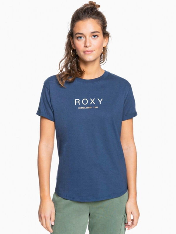 Roxy EPIC AFTERNOON WORD MOOD INDIGO t-shirt damski - S