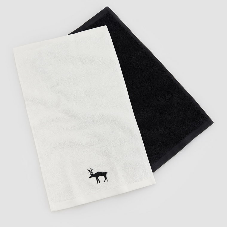 Reserved - Bawełniane ręczniki 2 pack - czarny