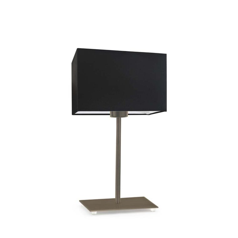 Lampka nocna LYSNE Amalfi, 60 W, E27, czarna/złota, 40x20 cm