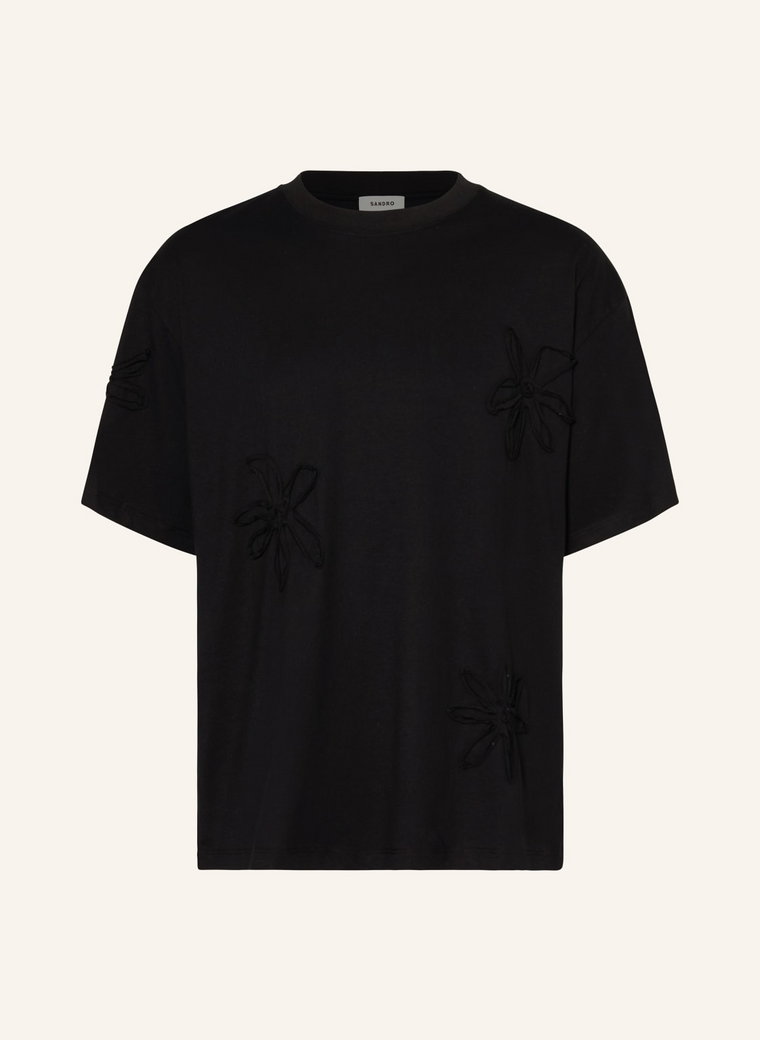 Sandro T-Shirt schwarz