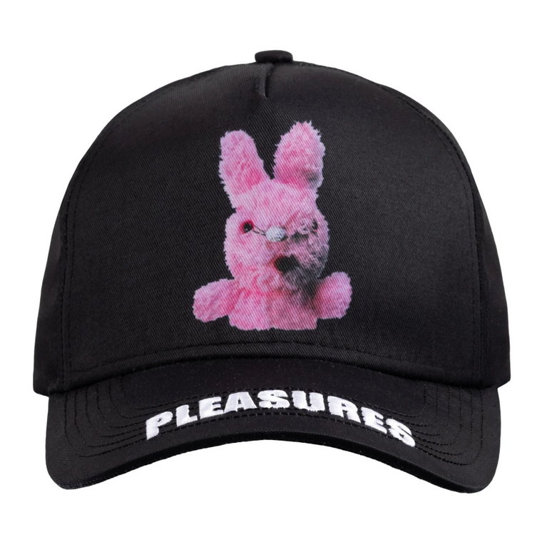 Bunny Snapback Czapka z Nadrukiem Logo Pleasures